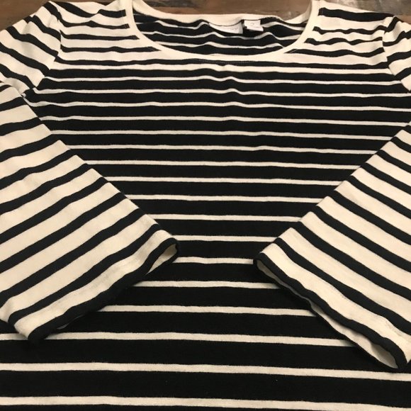 ZENERGY by Chico's Striped Knit Top--Great BASIC - Picture 2 of 10